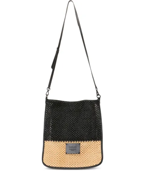 Osklen bi-color woven shoulder bag