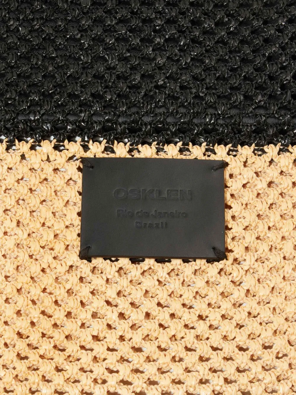 Osklen Bi-color Woven Shoulder Bag In Multi