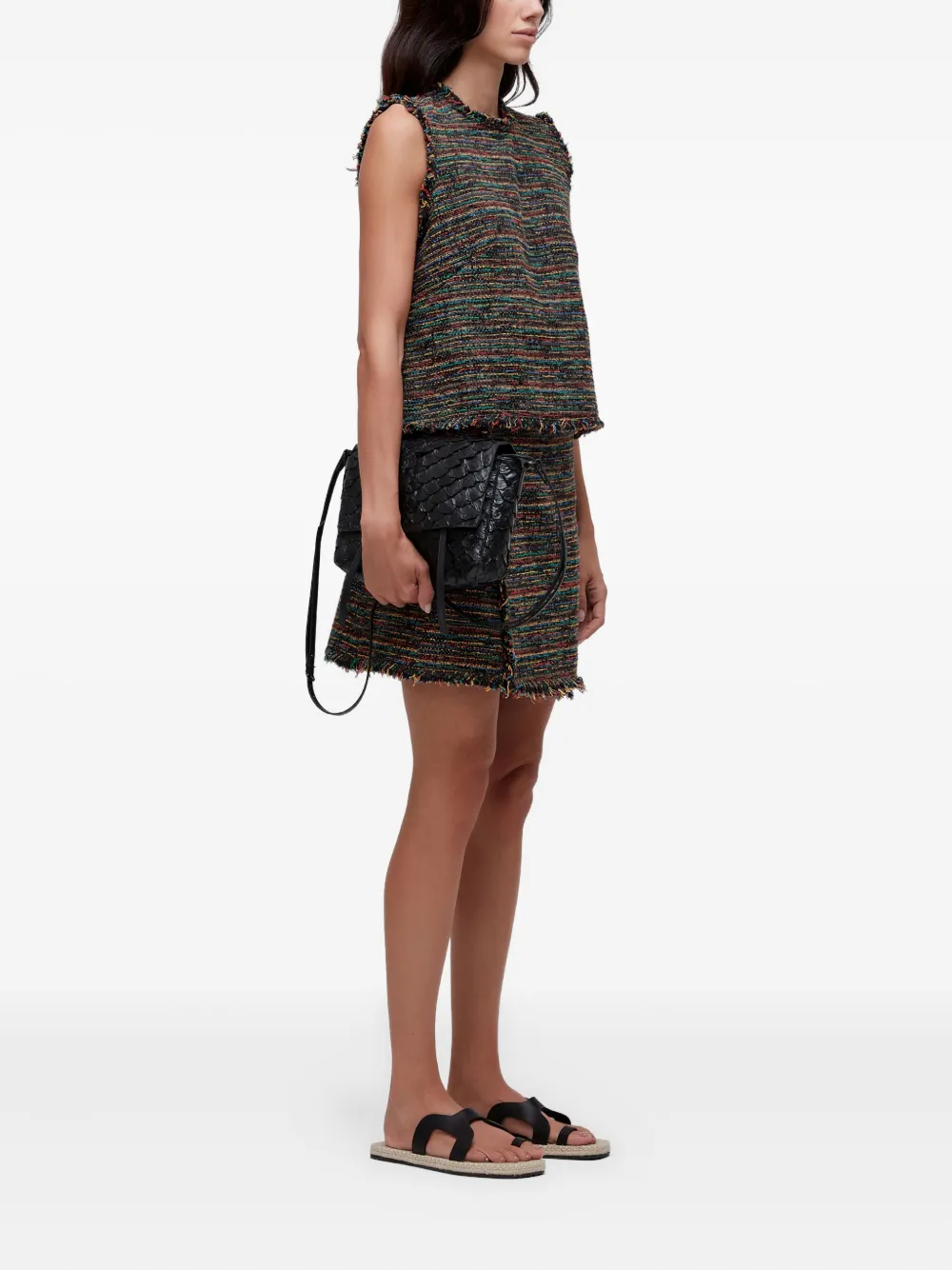 Osklen top de tweed con flecos | Chalecos y camisetas | Image 2