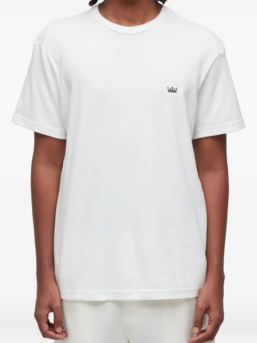 Osklen Katoenen T-shirt verfraaid met kroon Wit