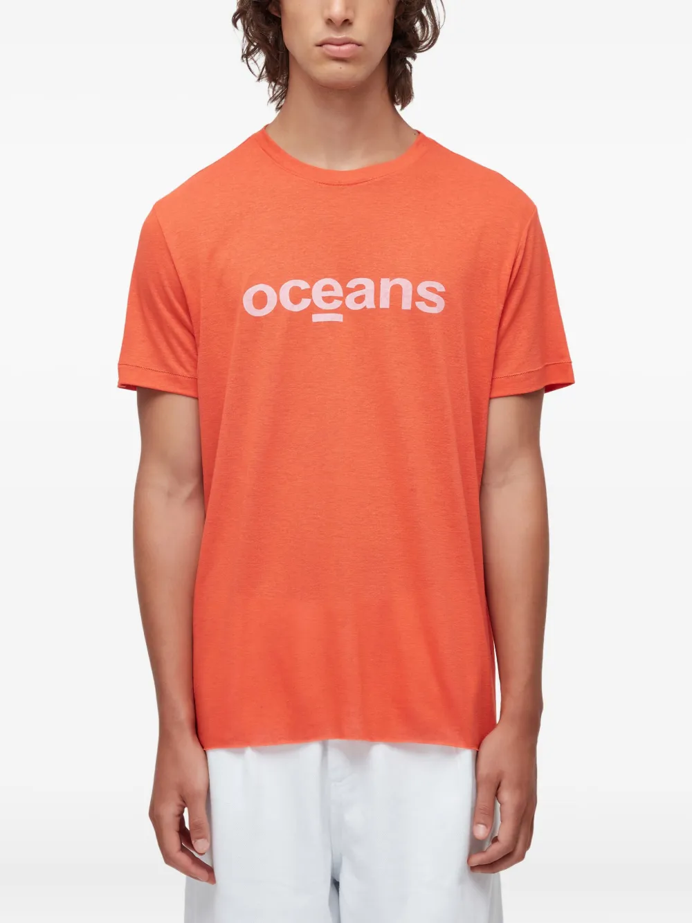 Osklen playera con cuello redondo | naranja | Image 1