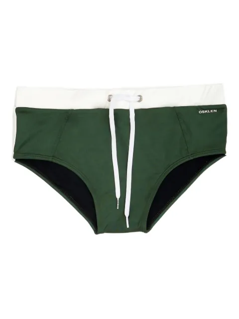 Osklen retro side-tape swim briefs
