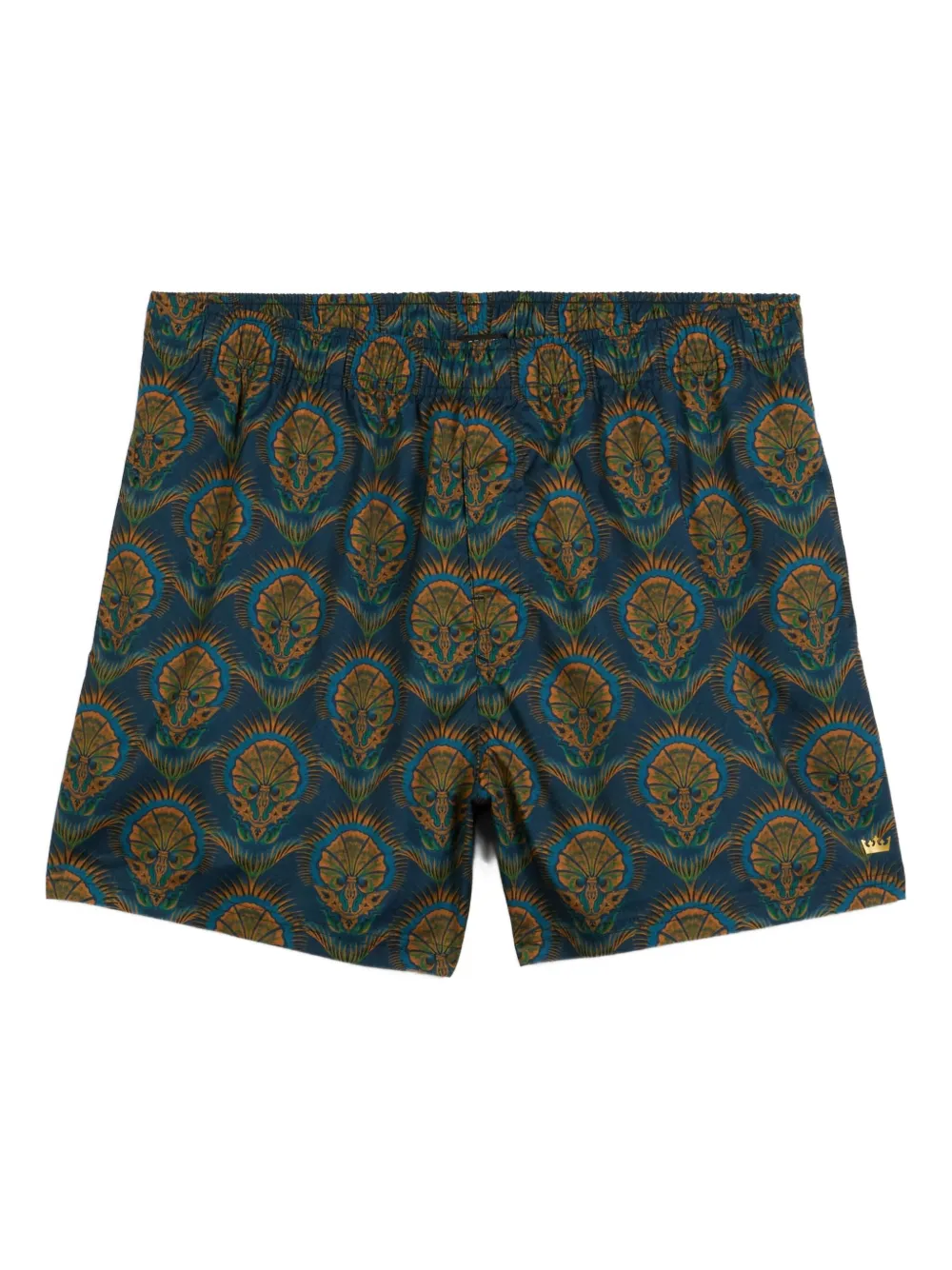 Osklen Aquaone Flex peacock-pattern swim shorts | Blue | Image 1