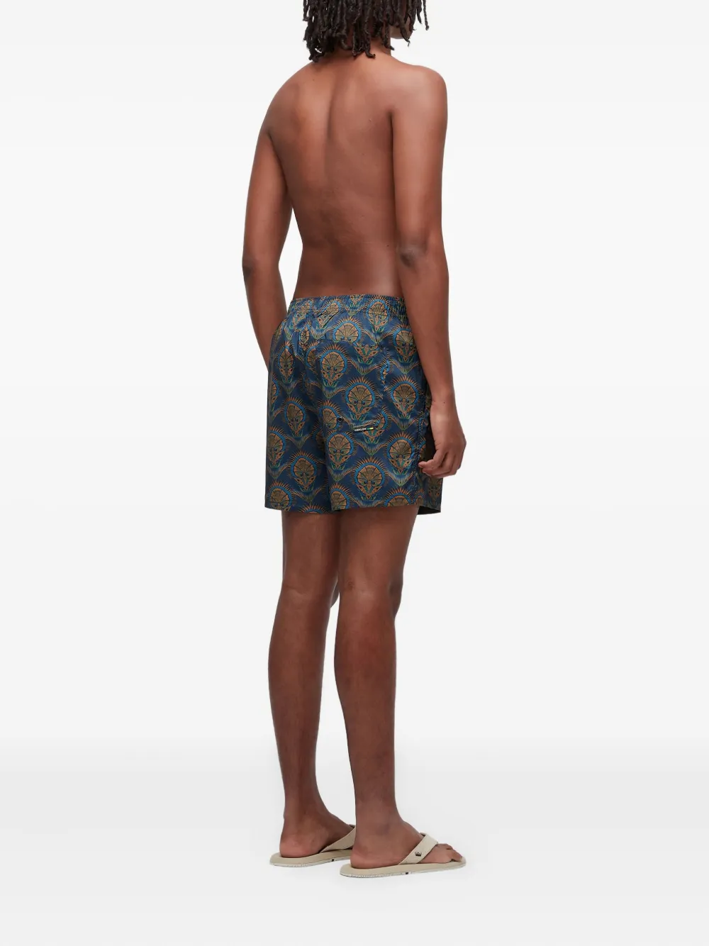 Osklen Aquaone Flex peacock-pattern swim shorts | Swim Shorts | Image 2