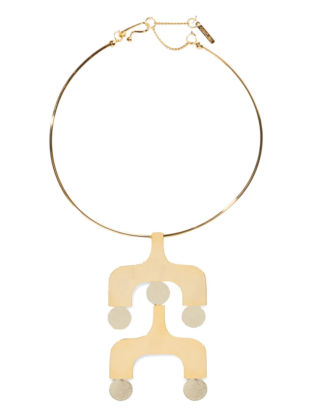 Osklen dual-tone necklace | Gold | Image 1
