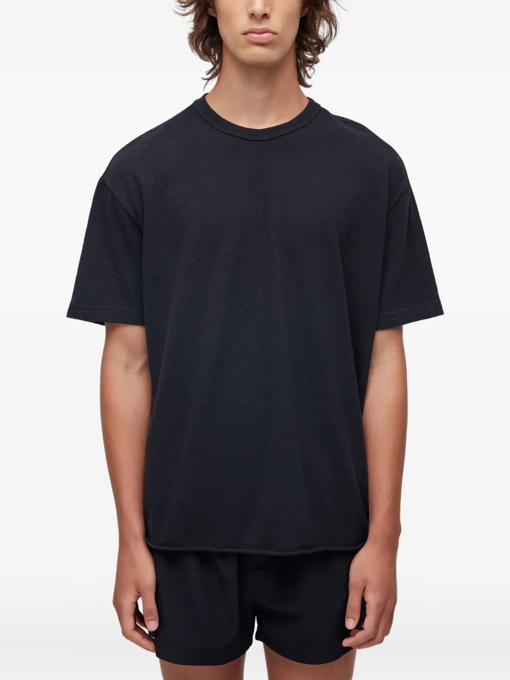 Osklen playera con detalle de crochet | negro | Image 1