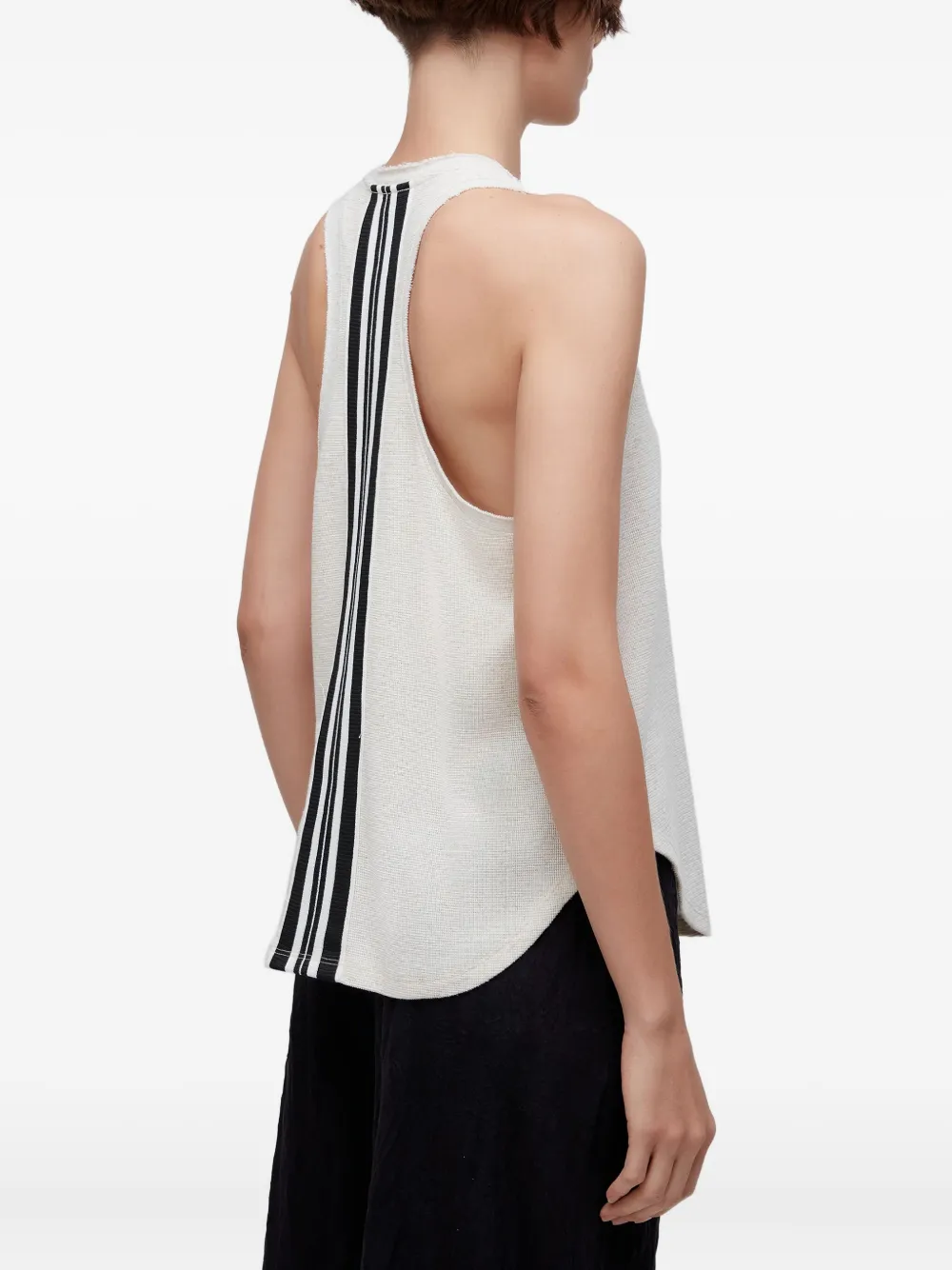  Osklen Racerback Textured Top - White 