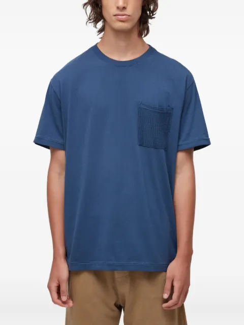 Osklen textured-pocket T-shirt