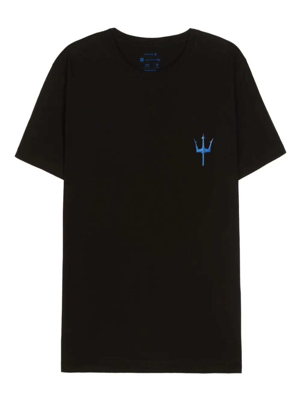 Osklen playera con motivo Trident | negro | Image 1