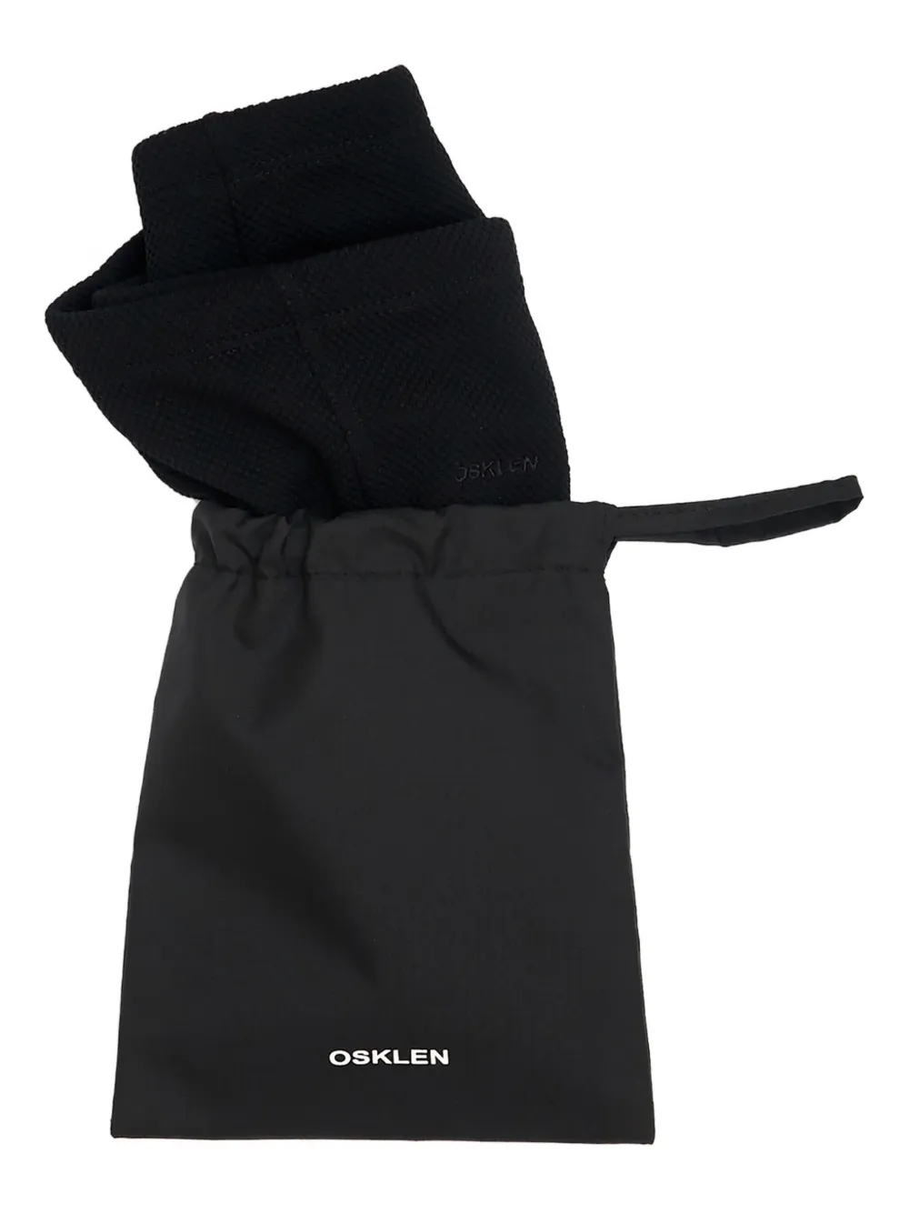 Osklen Oblique-textured Swim Briefs In Black