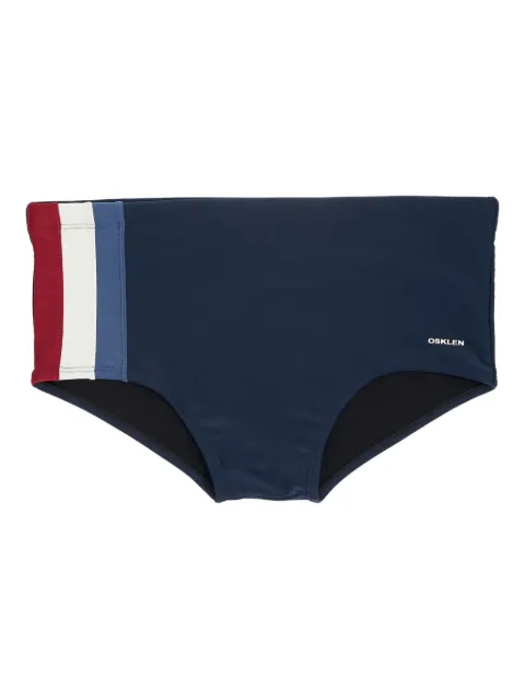 Osklen striped-detail swim trunks