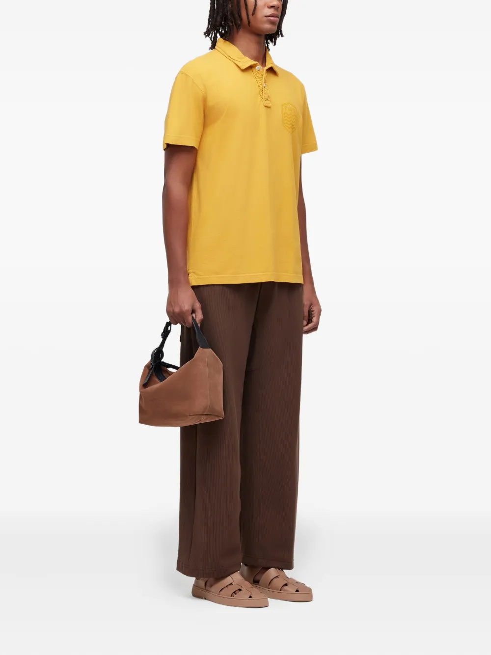 Osklen Stone poloshirt met print - Geel