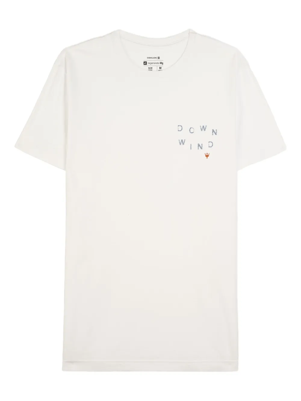 Osklen lettering-print T-shirt | White | Image 1