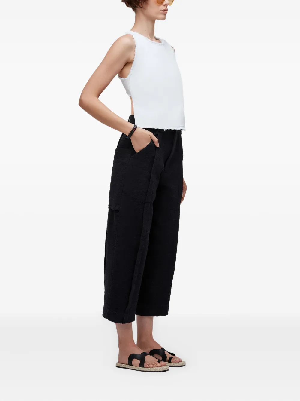 Osklen Double-face Trousers In Black