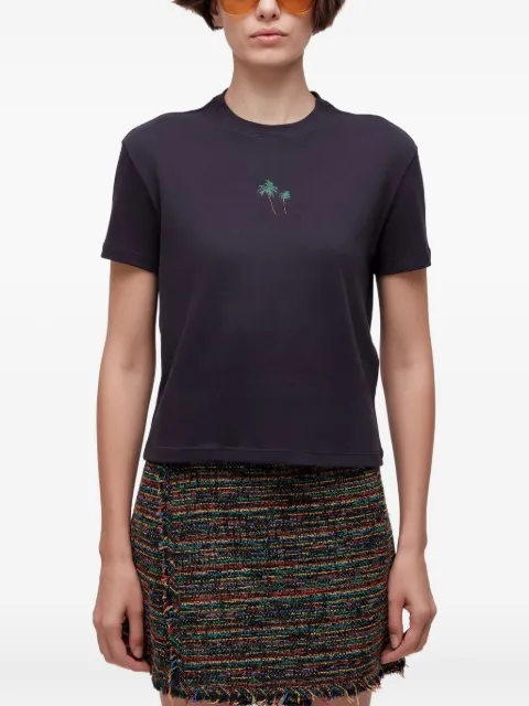 Osklen palm tree-embroidered T-shirt