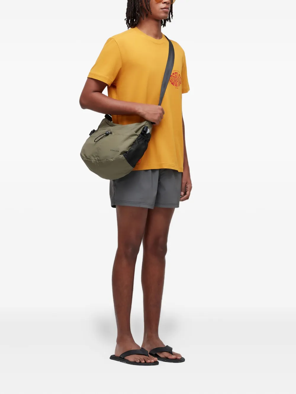 Osklen T-shirt met grafische print - Geel