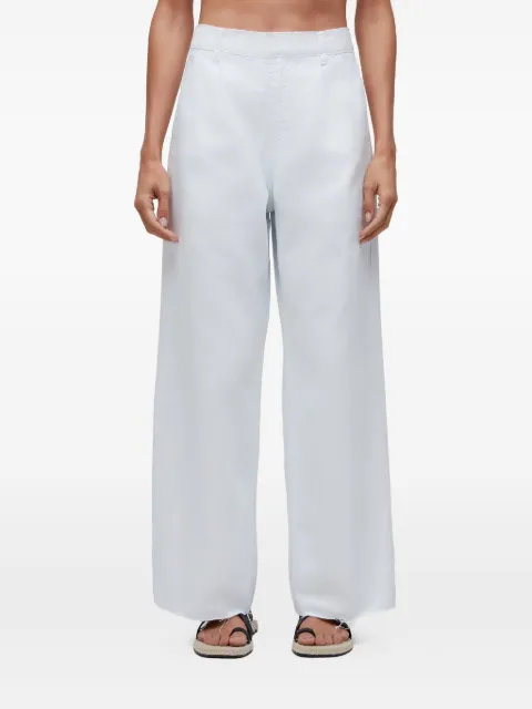 Osklen pleated frayed trousers