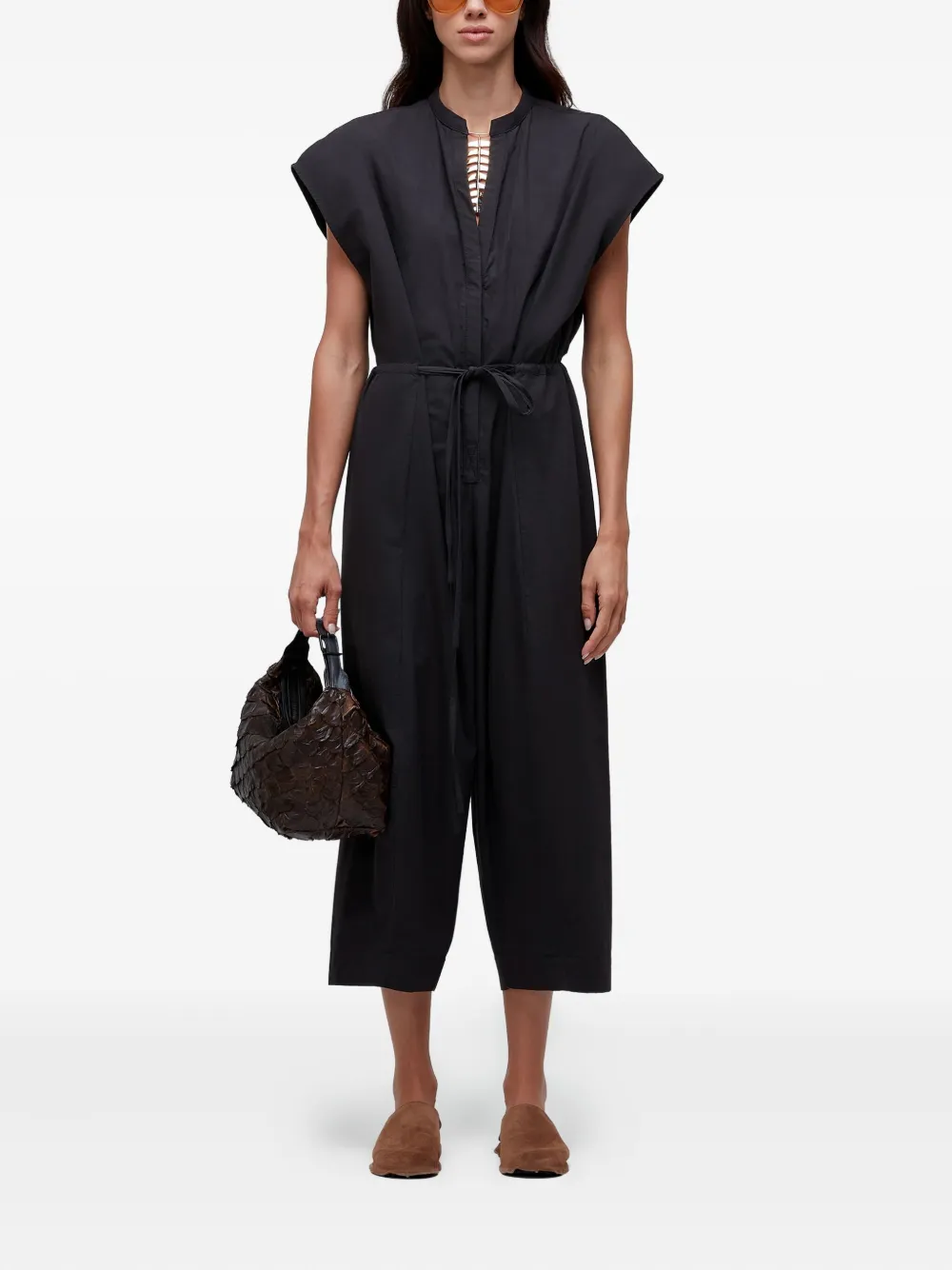 Osklen cotton cap-sleeve jumpsuit | Full Length | Image 2