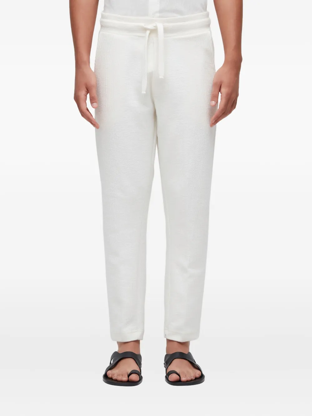 Osklen Canelado drawstring trousers | White | Image 1