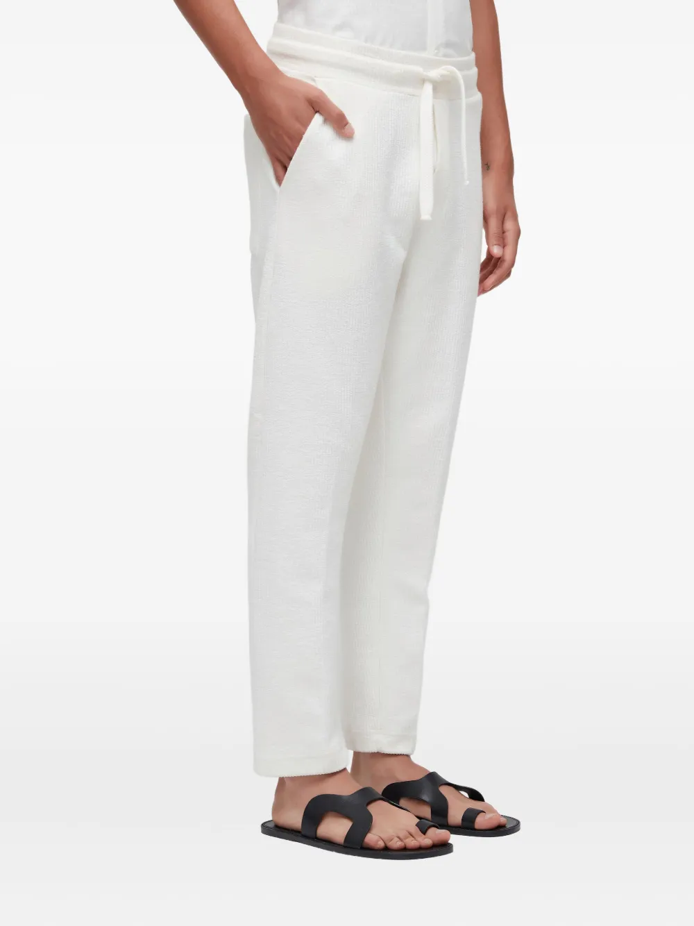 Osklen Canelado broek met trekkoord Wit