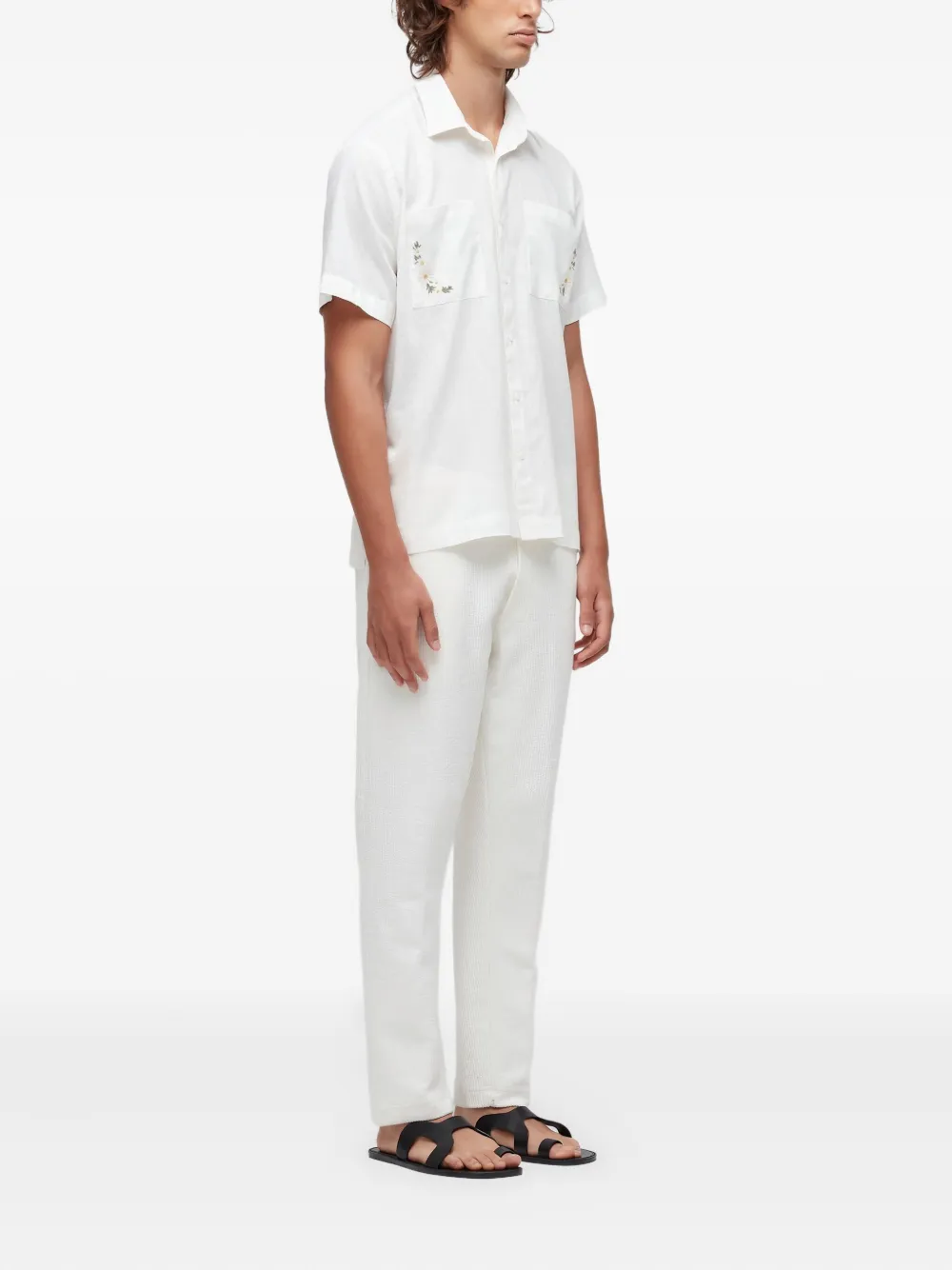 Osklen Canelado drawstring trousers | Sweatpants | Image 2