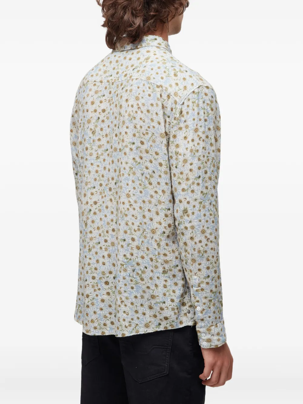 Osklen Overhemd met bloemenprint Wit