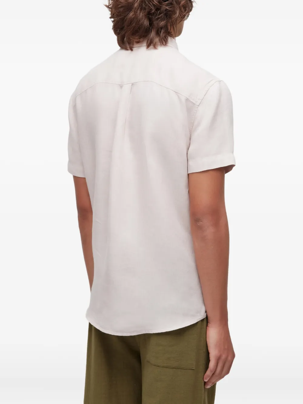 Osklen MC linnen overhemd Wit