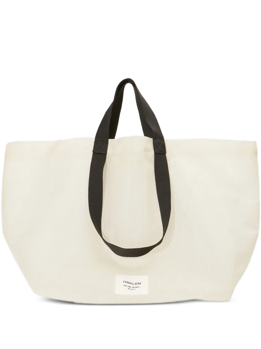 Osklen Logo-patch Tote Bag In White