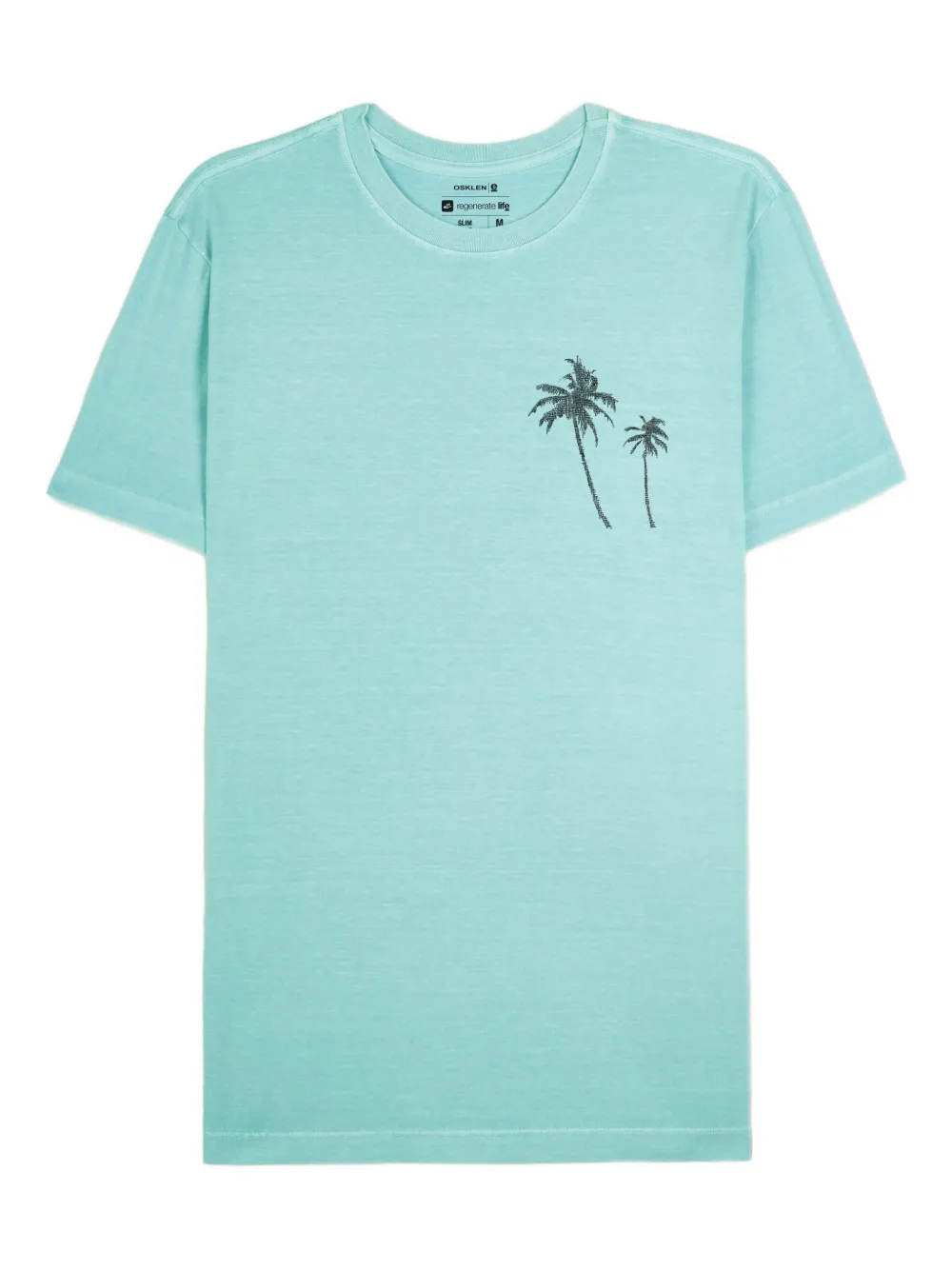 Osklen palm tree-print T-shirt | Blue | Image 1
