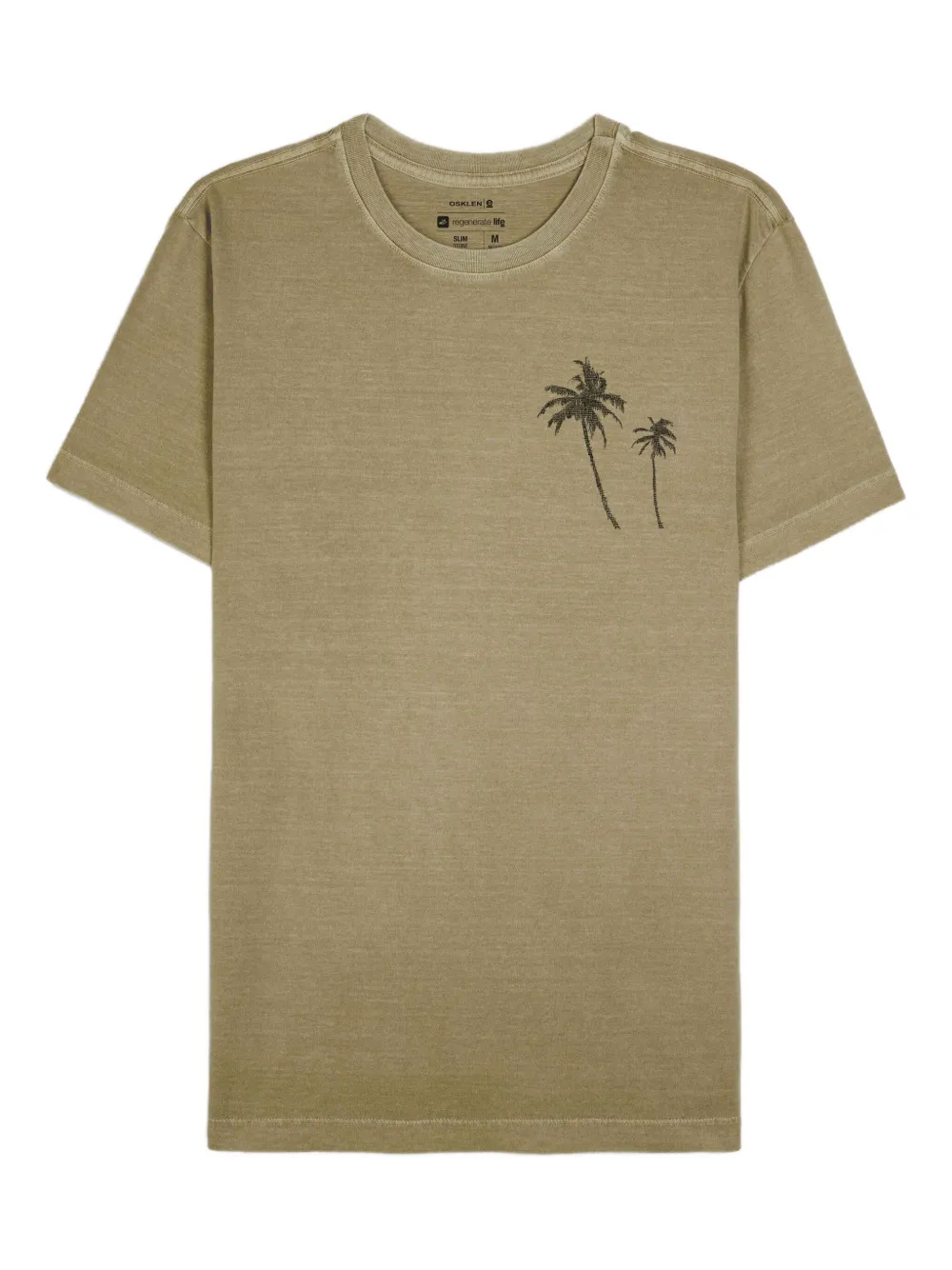 Osklen palm tree-print T-shirt | Neutrals | Image 1
