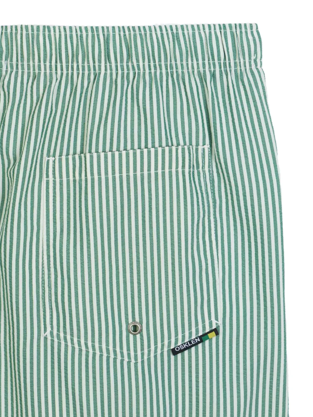 Osklen Litoral gestreepte zwembroek Groen