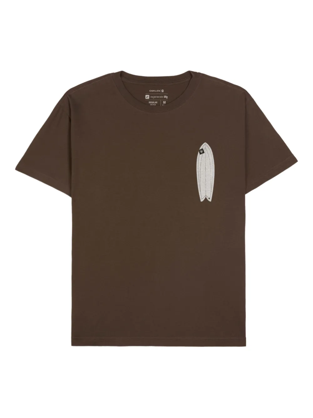 Osklen Kurzärmeliges Board T-Shirt - Braun