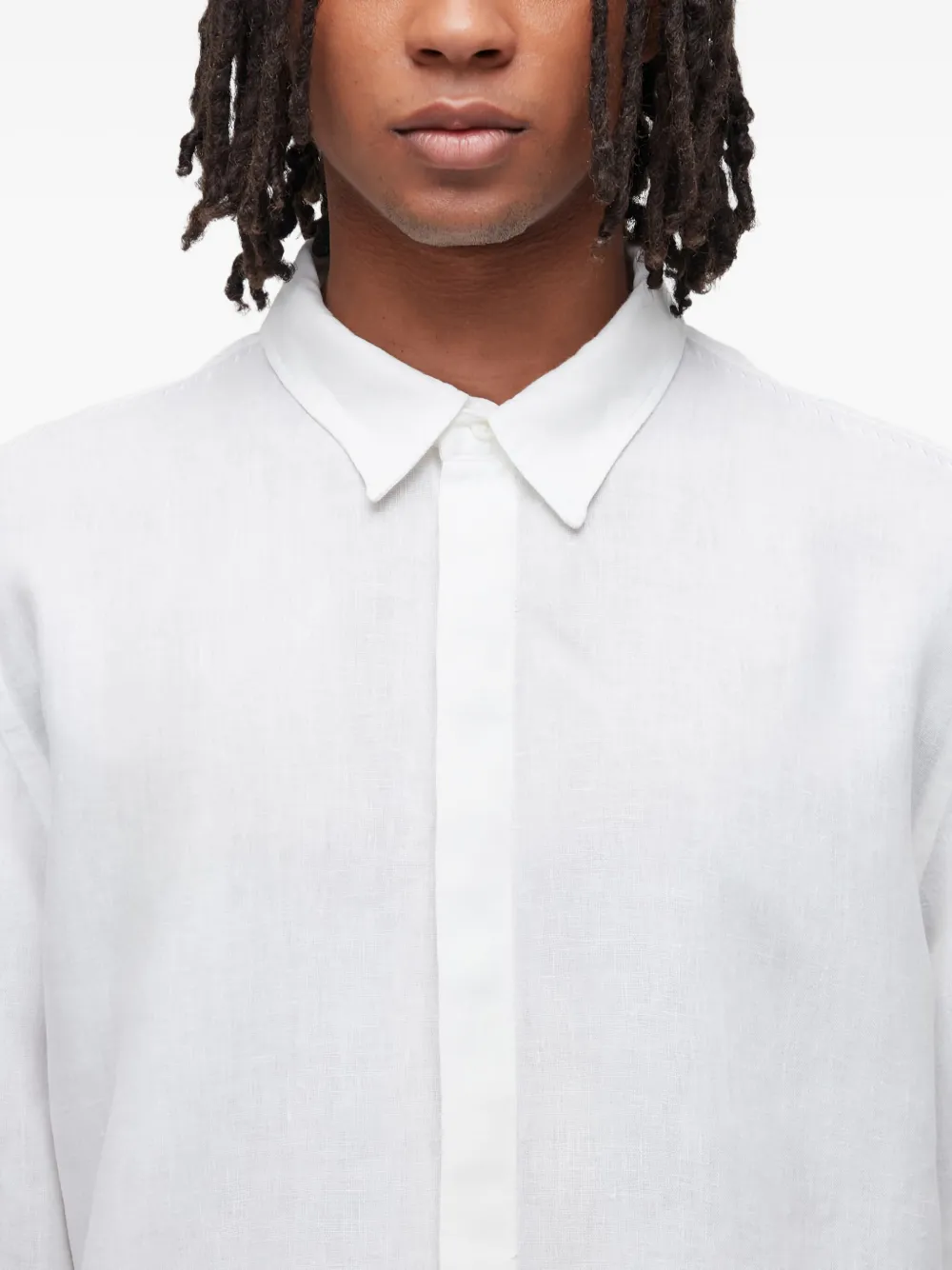 Osklen ML overhemd met stiksels Wit