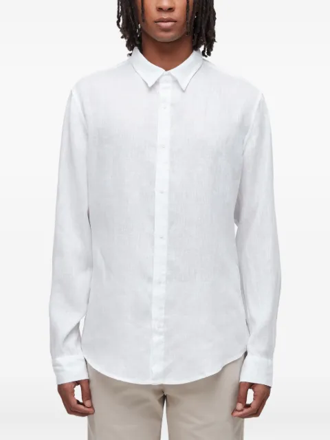 Osklen long-sleeves linen shirt