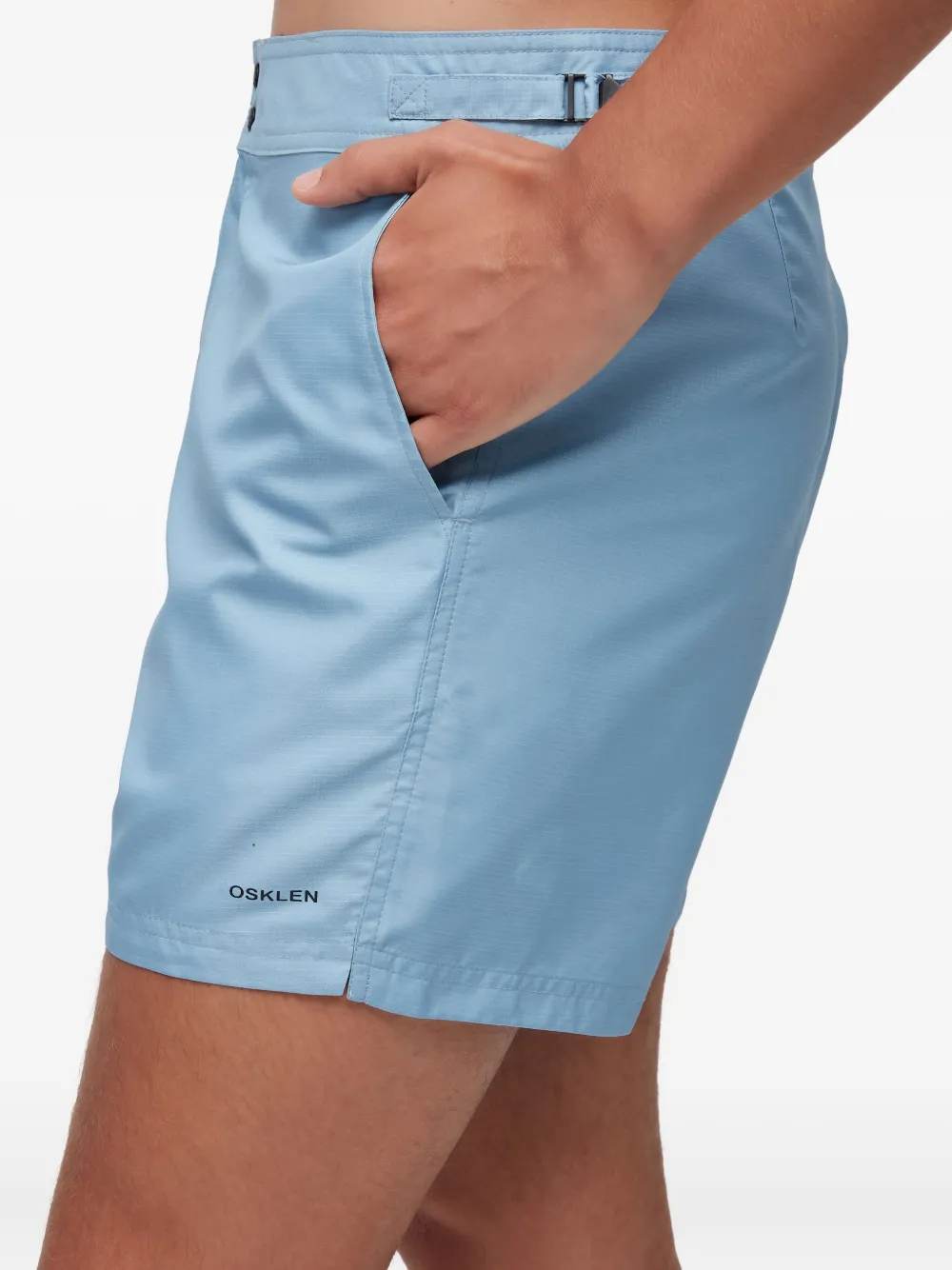 Osklen Shorts met knoopsluiting Blauw
