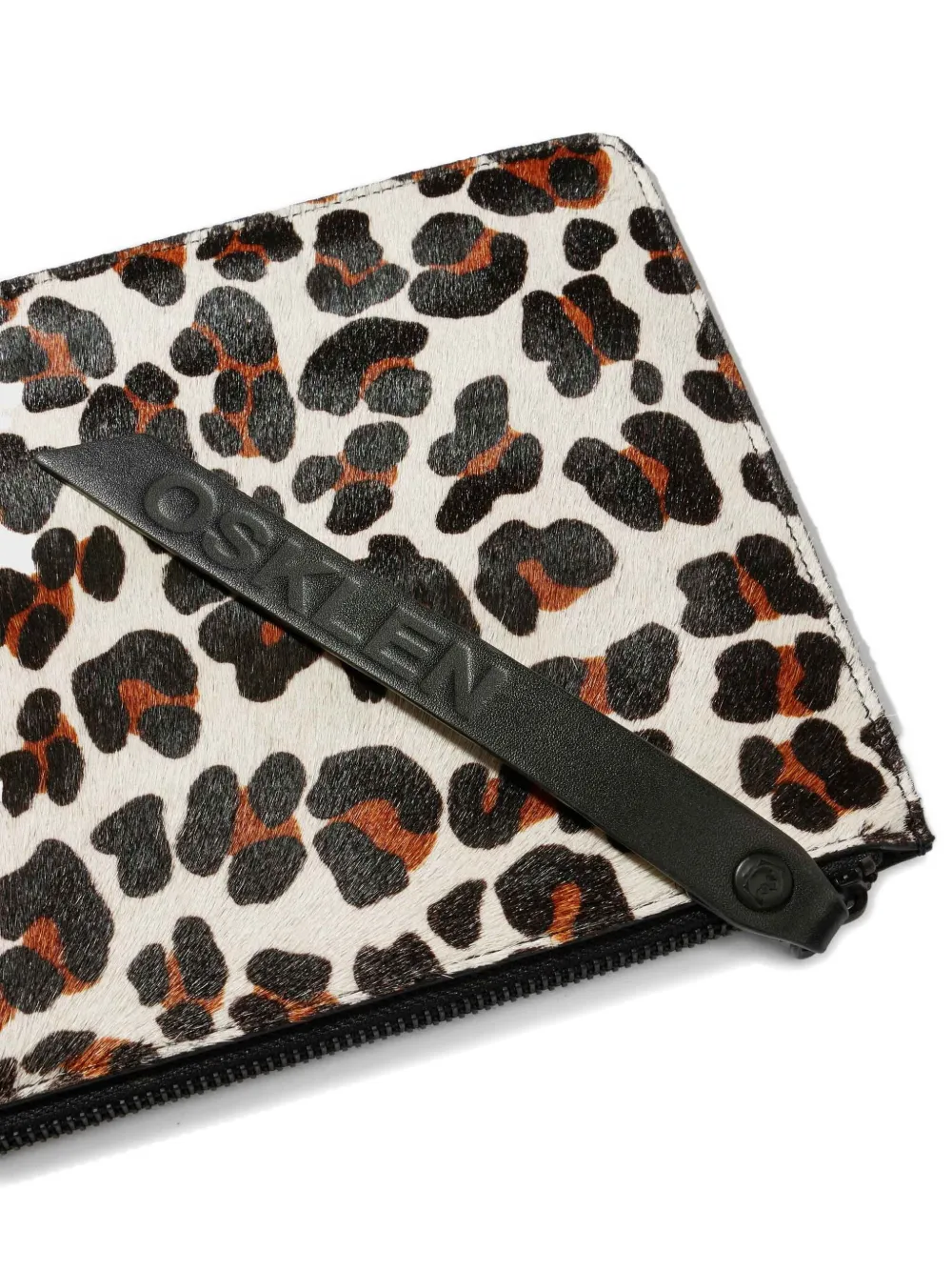 Osklen Leopard-print Pouch In Brown