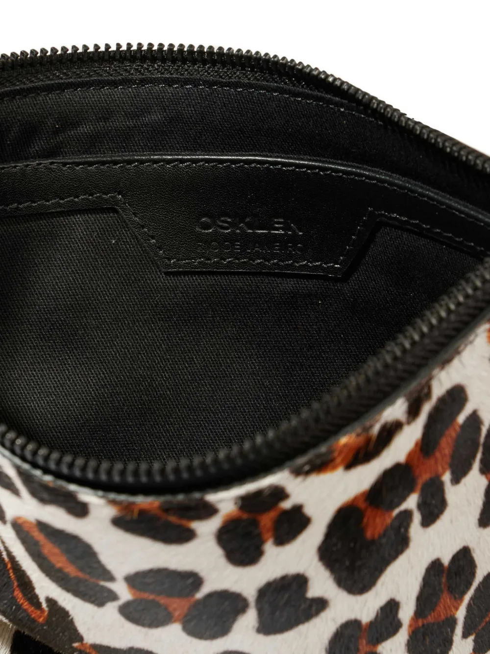 Osklen Leopard-print Pouch In Brown