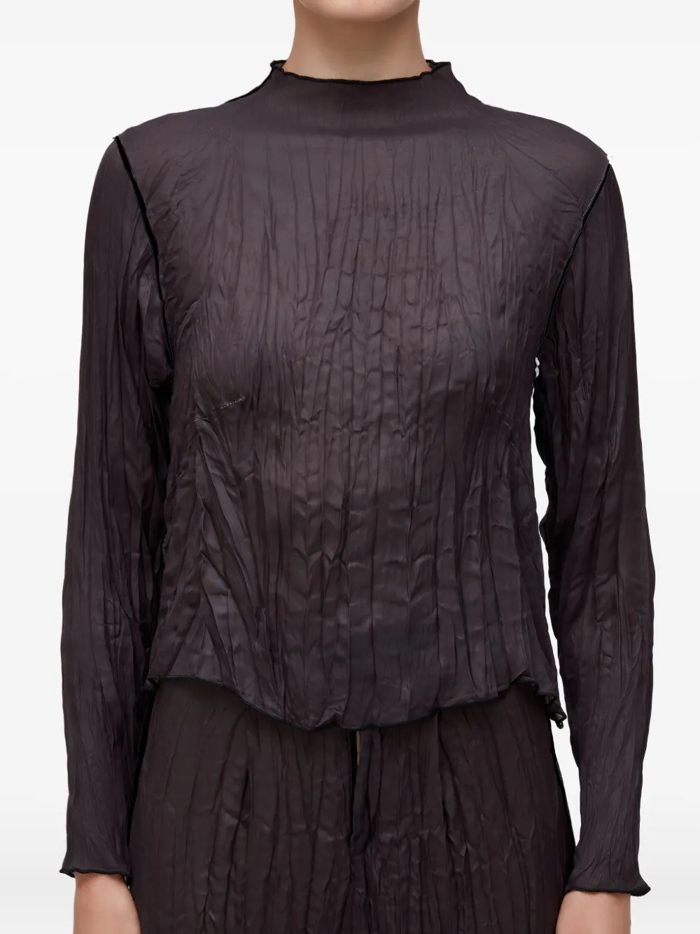 Osklen Satin Blouse In Black