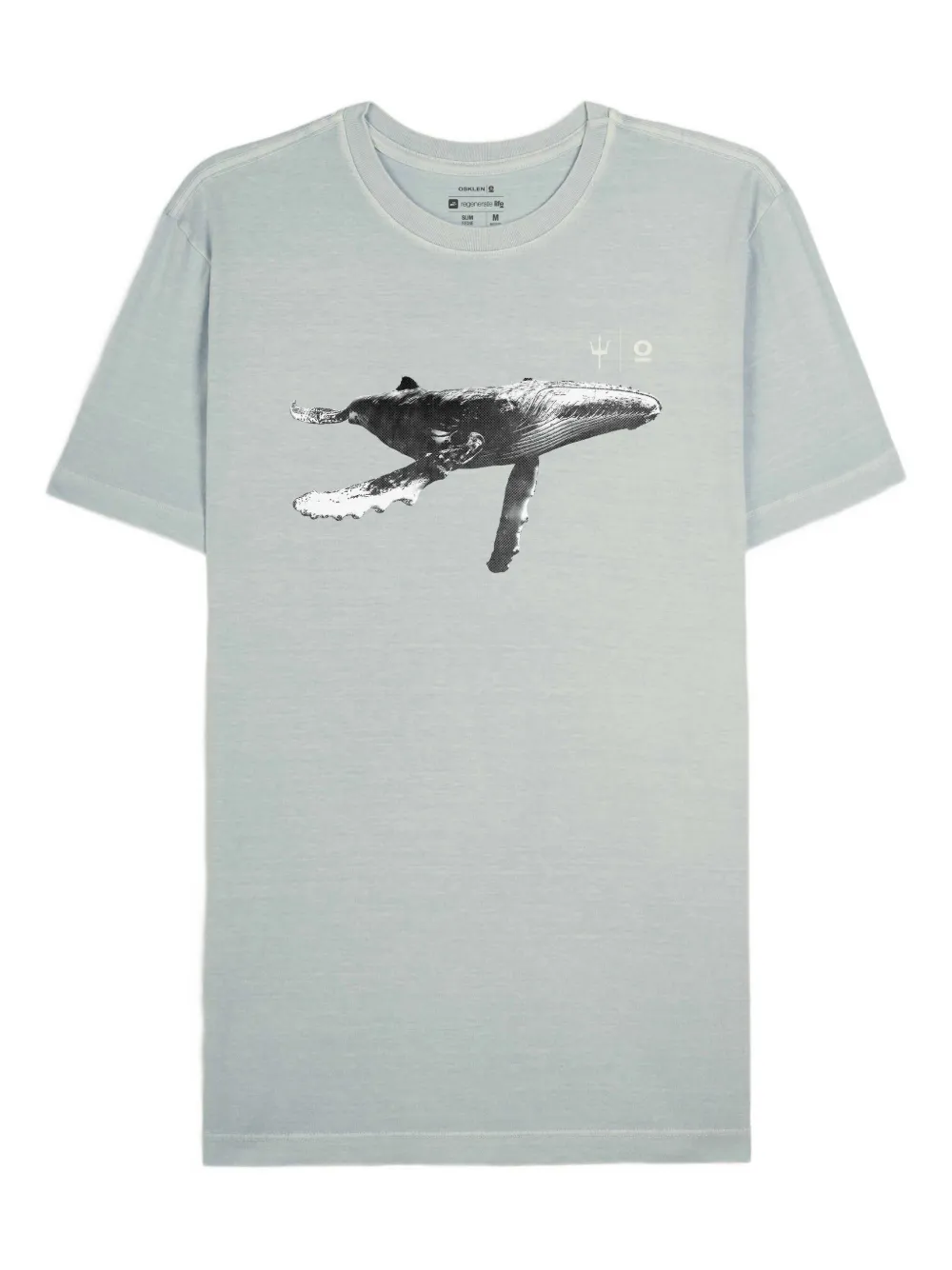 Osklen playera con ballena estampada | verde | Image 1