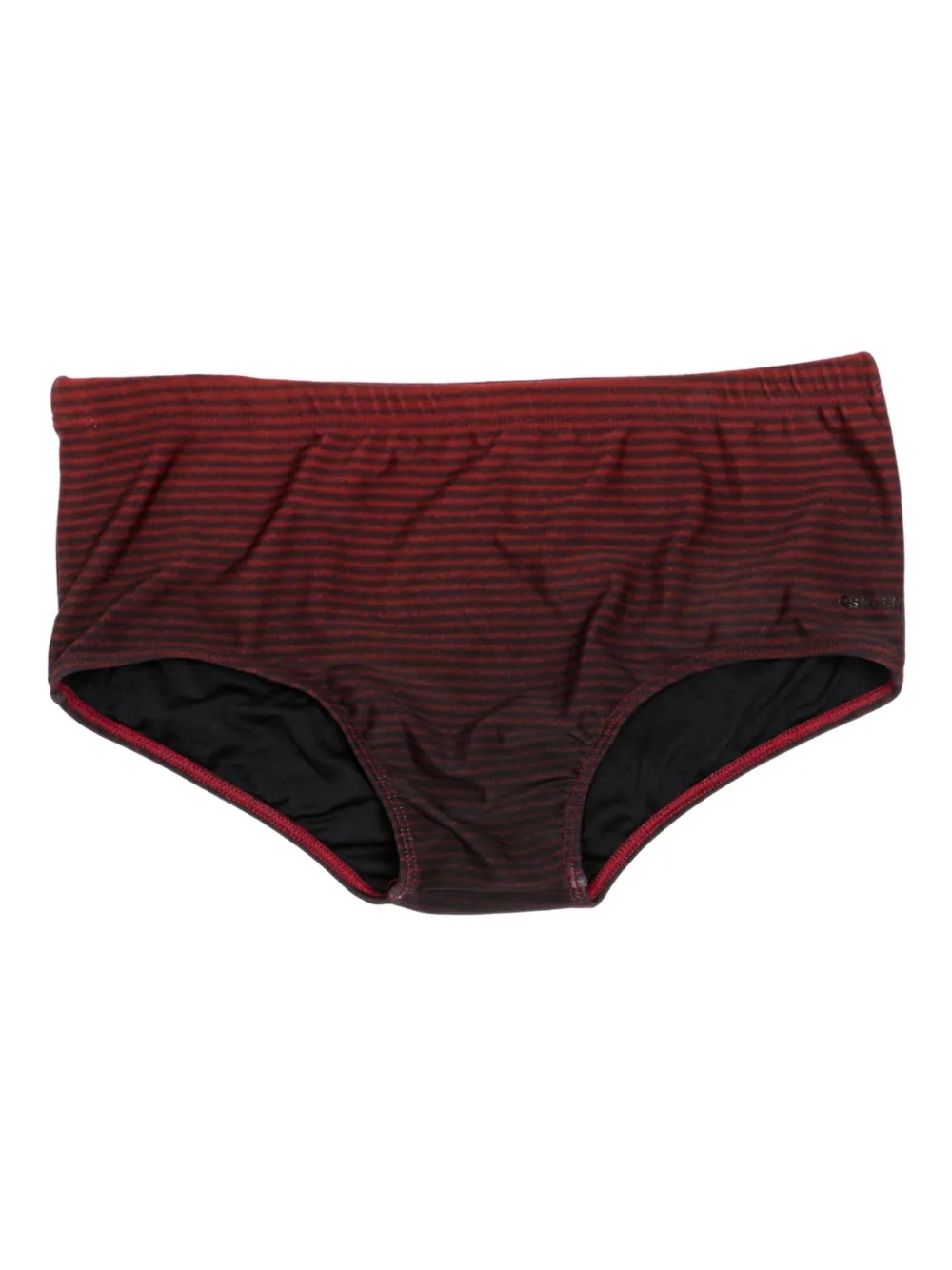 Osklen short de bain à rayures | noir | Image 1