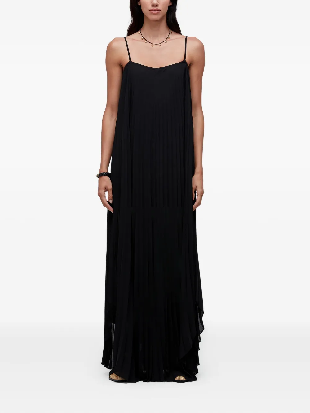  Osklen Strappy Pleated Jumpsuit - Black 