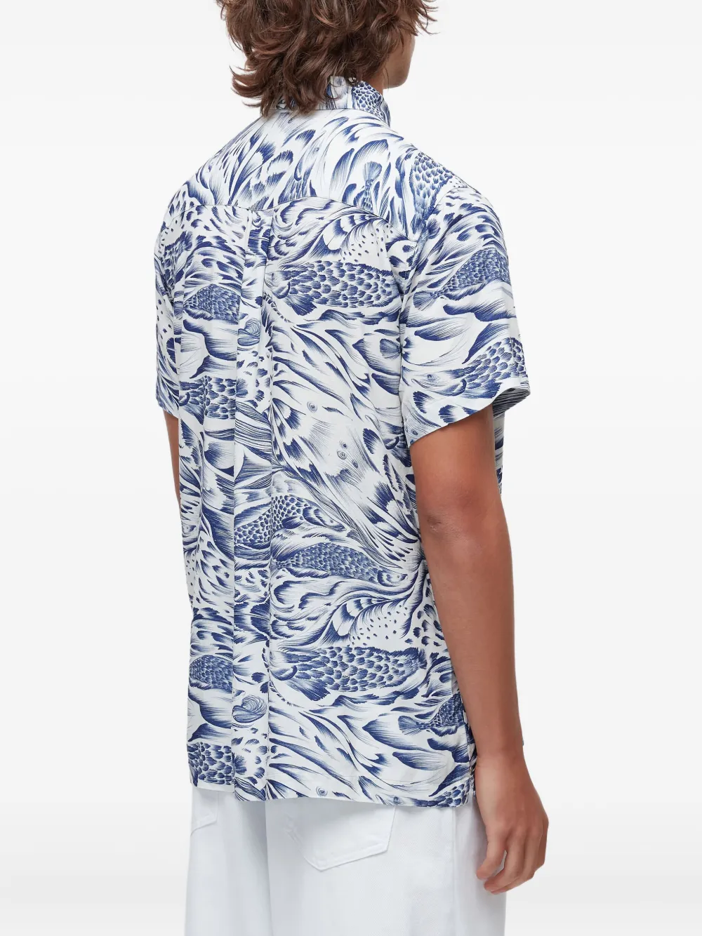 Osklen Overhemd met grafische print Wit