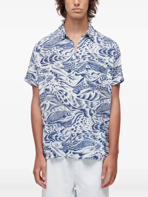Osklen graphic-print short-sleeve shirt