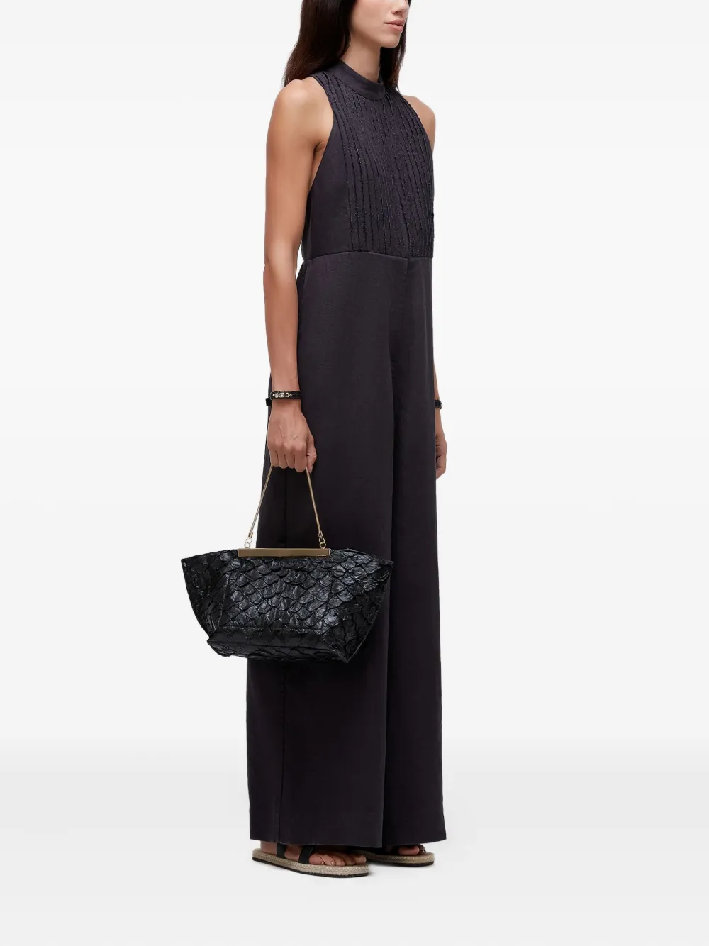 Osklen Mouwloze jumpsuit - Zwart