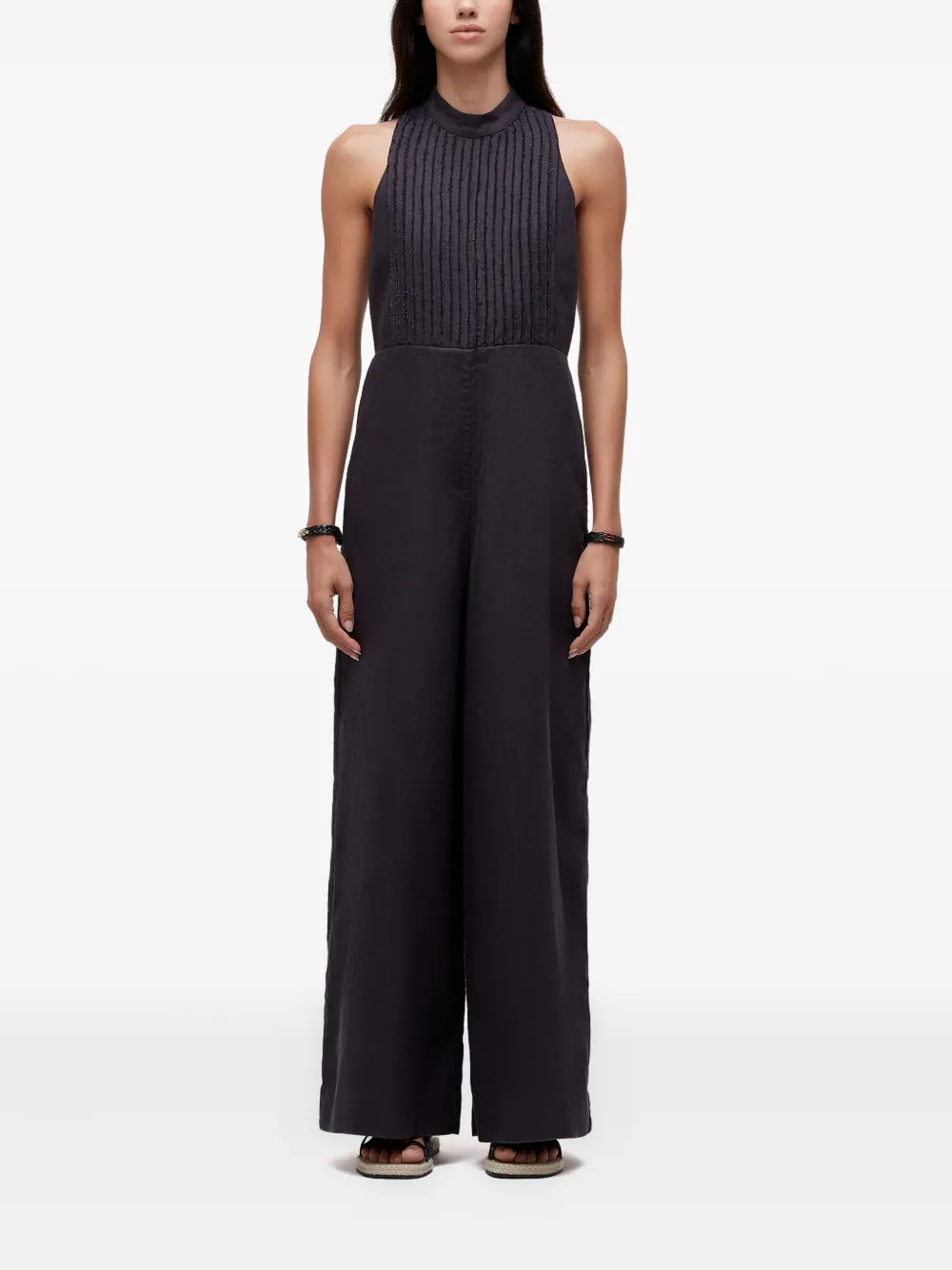 Osklen sleeveless halterneck jumpsuit | Black | Image 1