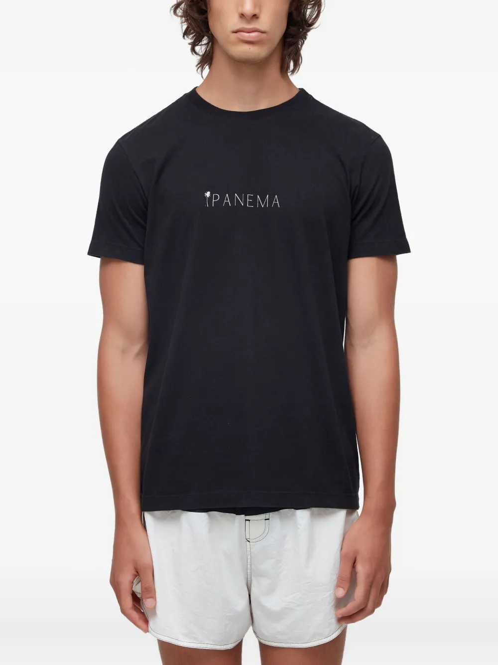 Osklen playera con palmeras estampadas | negro | Image 1