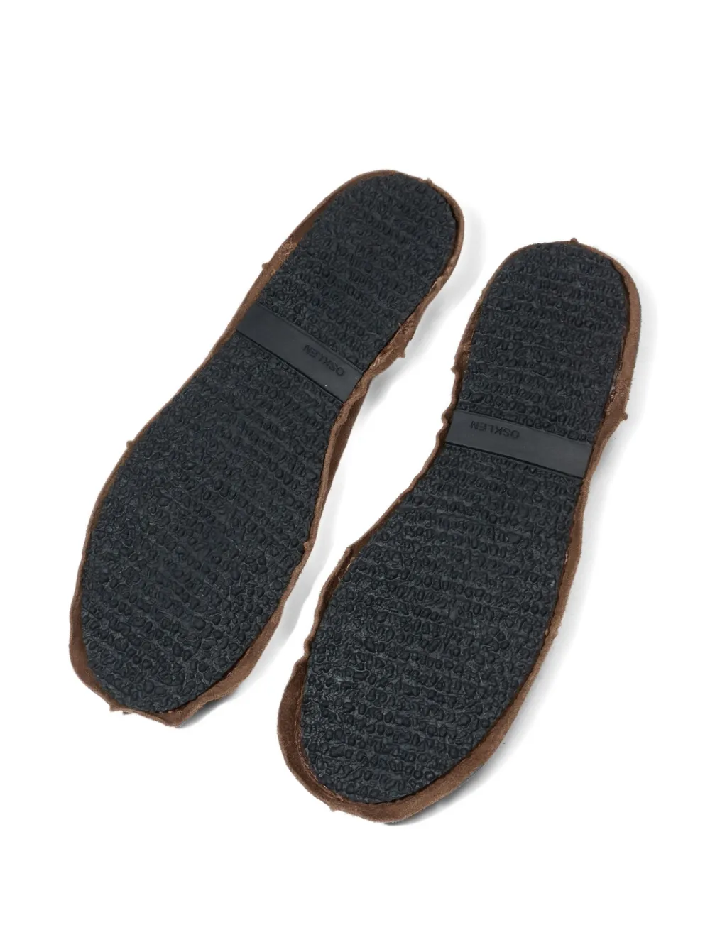 Osklen Suede Flat Mules In Brown