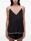 Osklen bias-bound camisole top - Black
