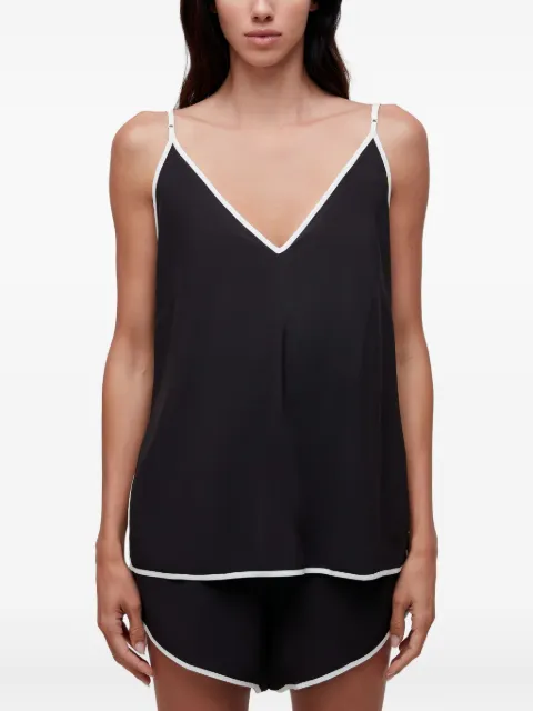 Osklen top estilo camisón con encuadernación al bies