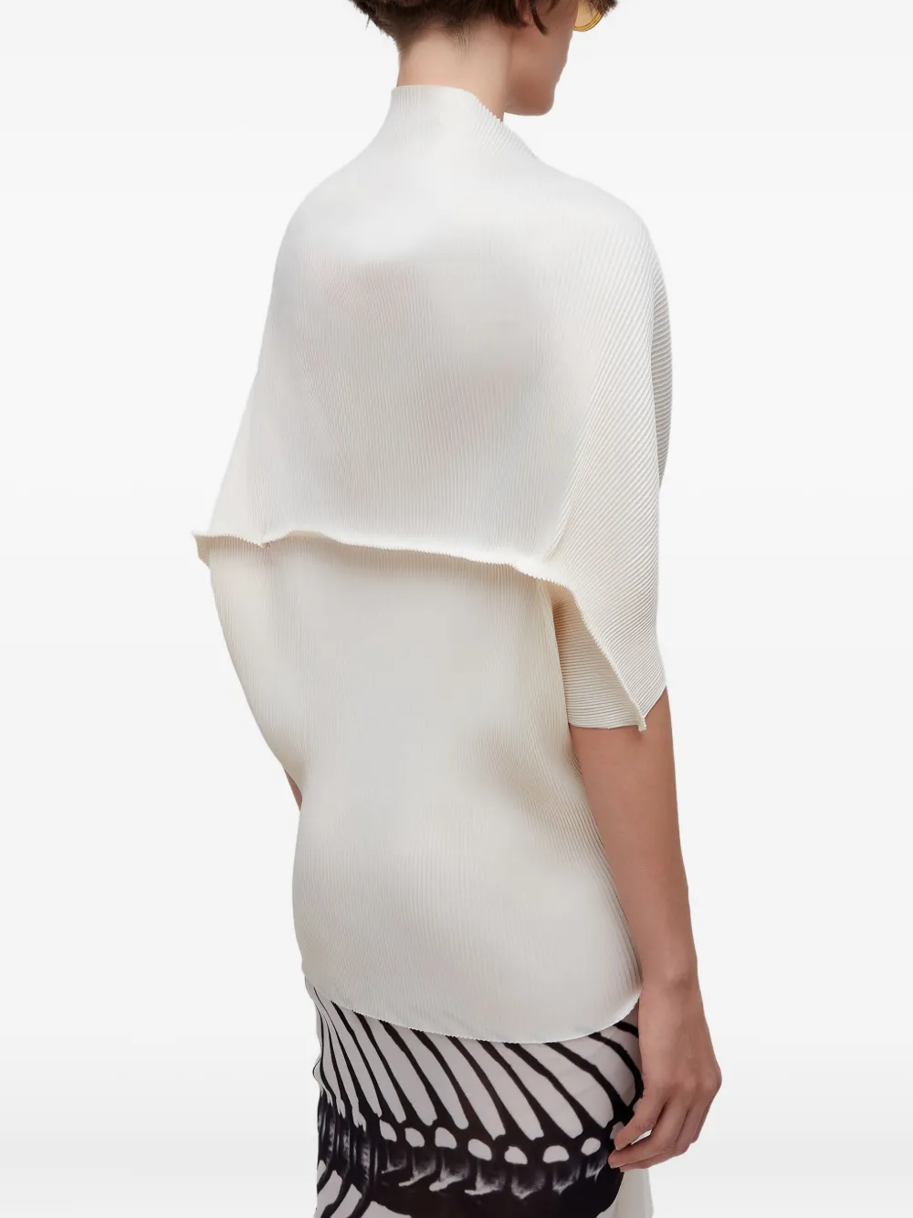 Osklen Plissé Jacket In White